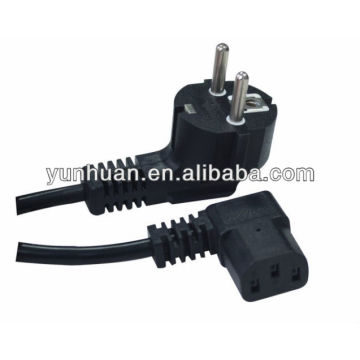 Euro power cable cord mains lead schuo plug